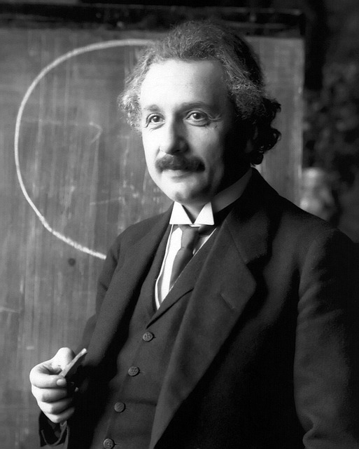 albert einstein, portrait, theoretician physician